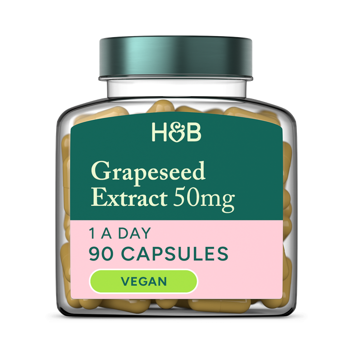 Holland & Barrett Grapeseed Extract 50mg 90 Capsules